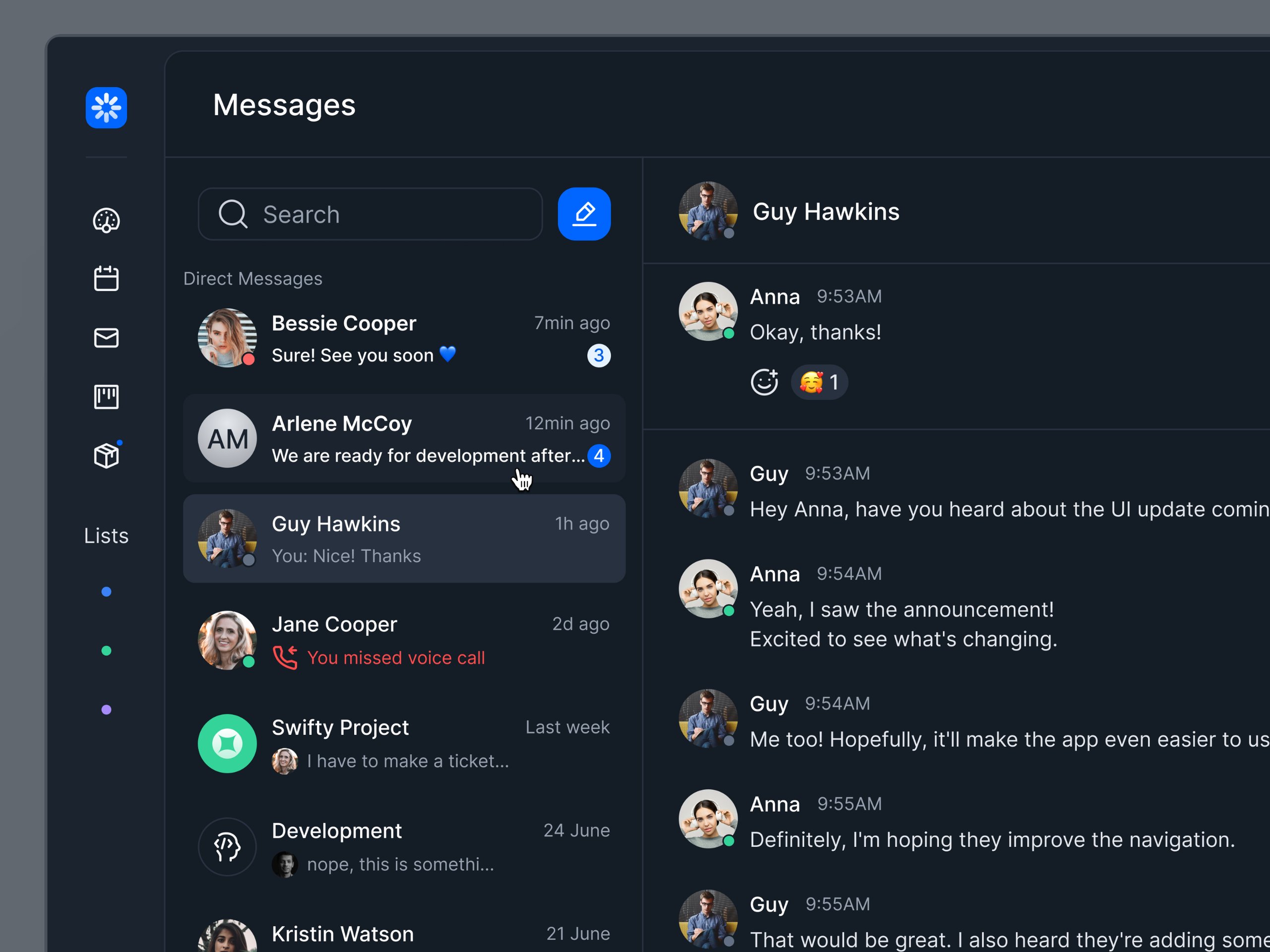 Messages UI