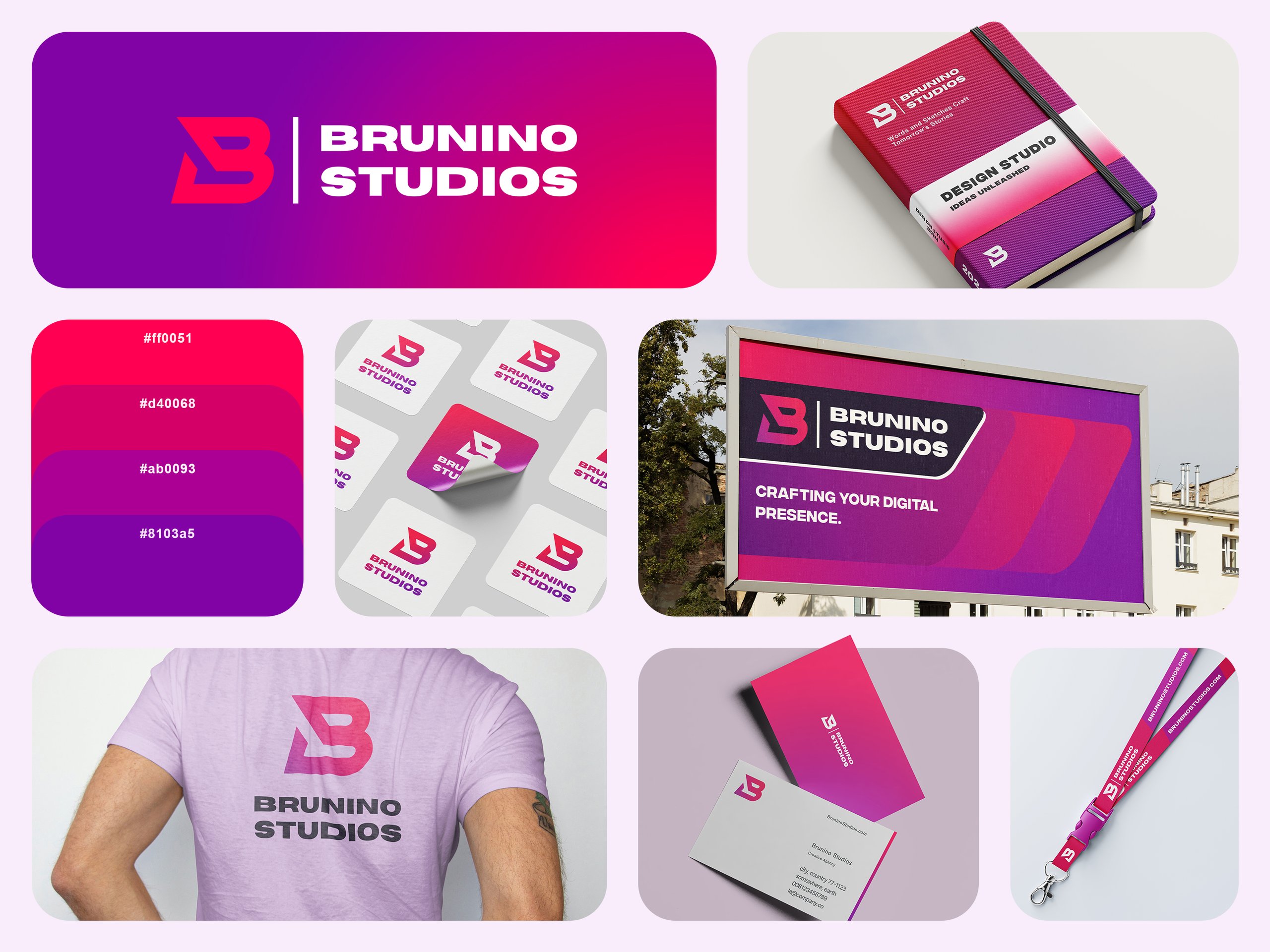 Brunino Studios Branding