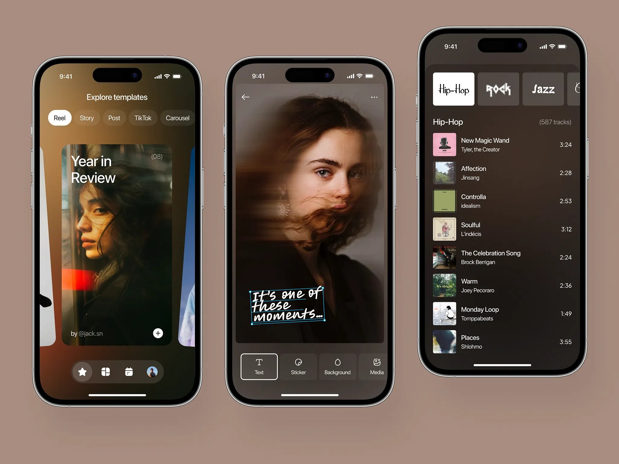 Video Editor Mobile App Design