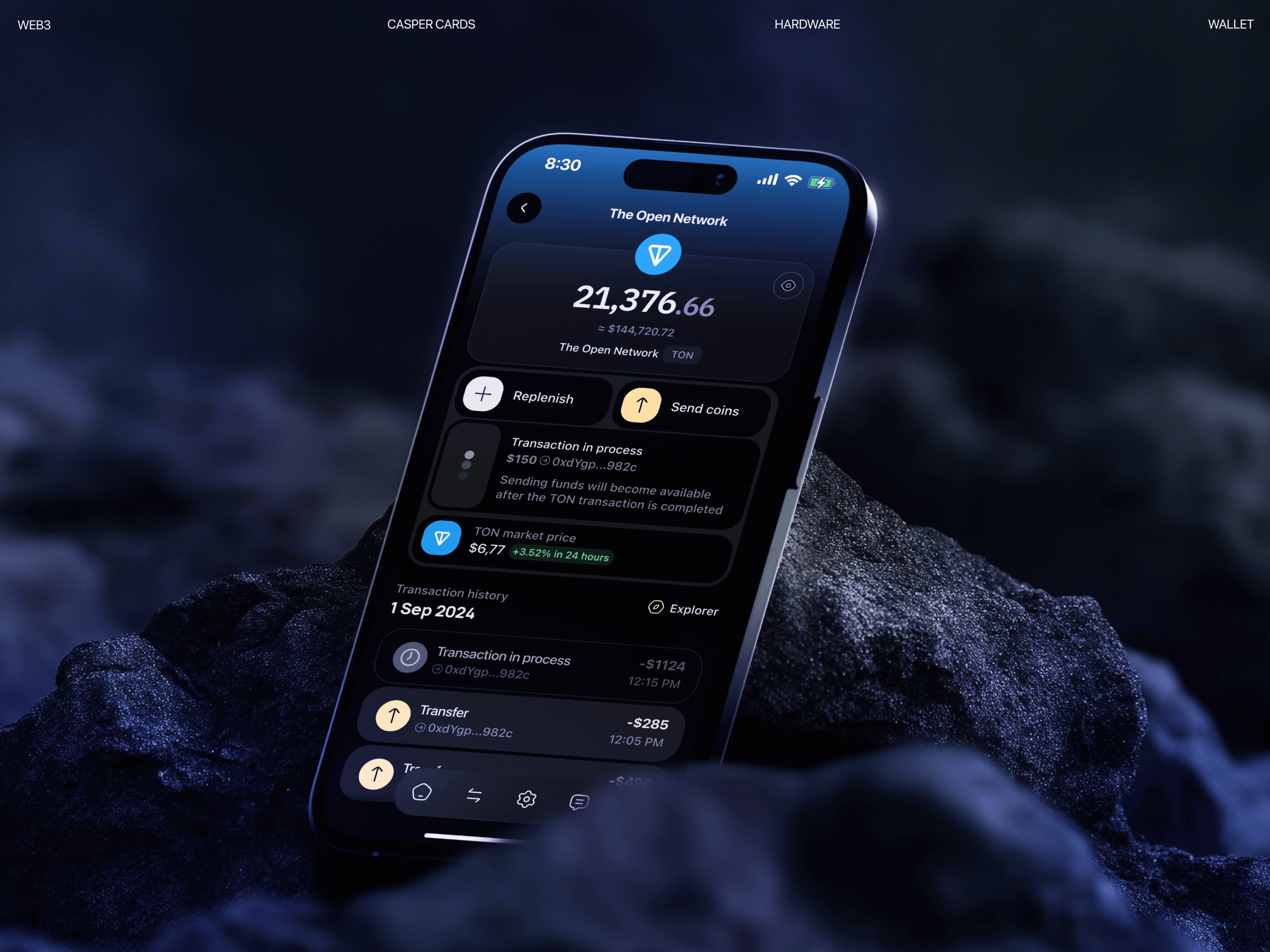 Casper Cards: Crypto Hardware Wallet