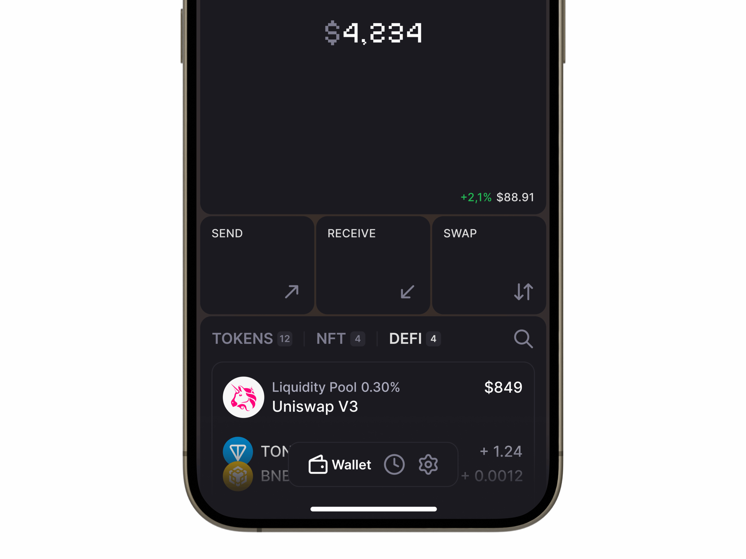 The Crypto Wallet UI Kit | DeFi Tracking by Kirill Lipovoi | Layers