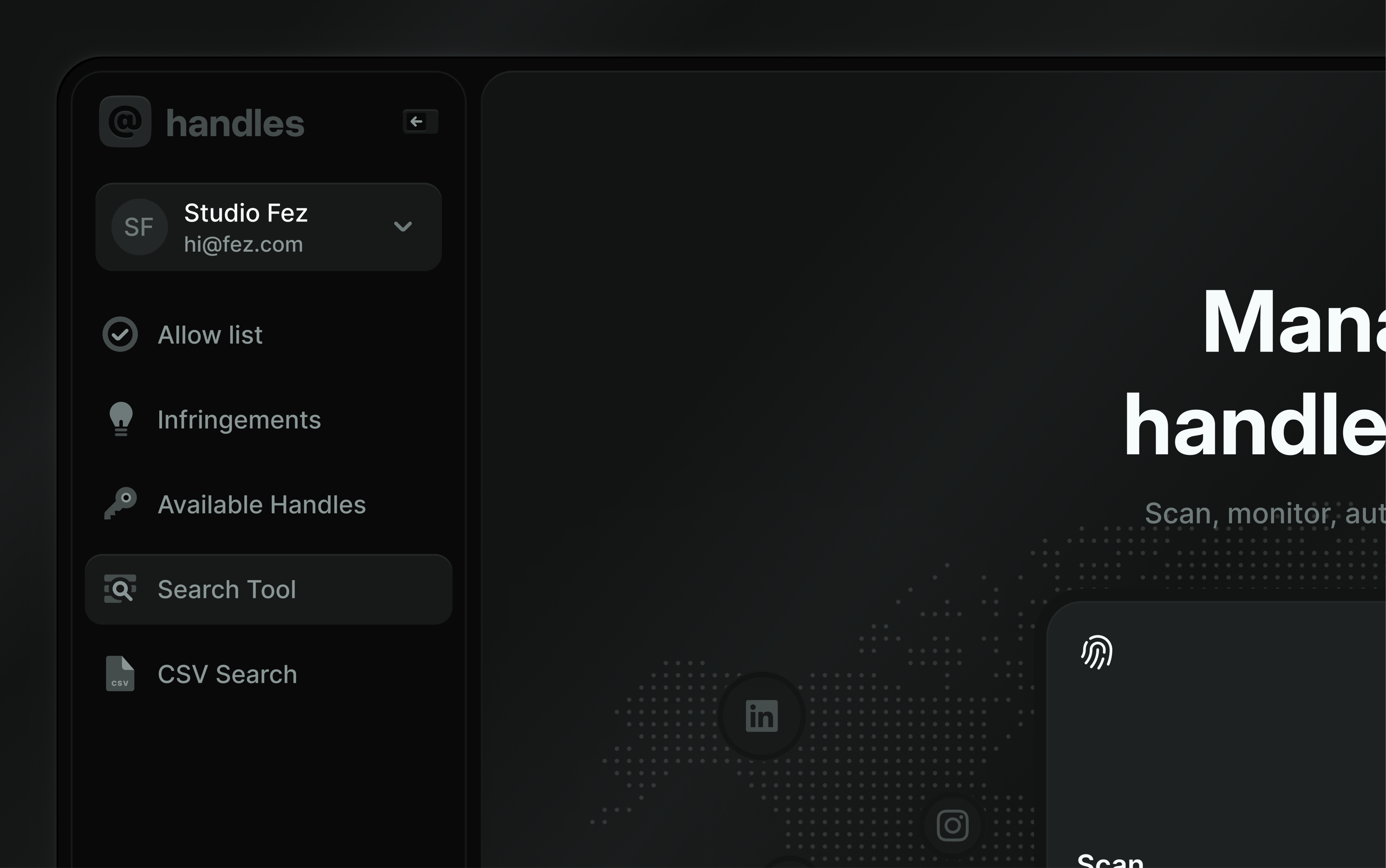Dashboard - Dark Mode