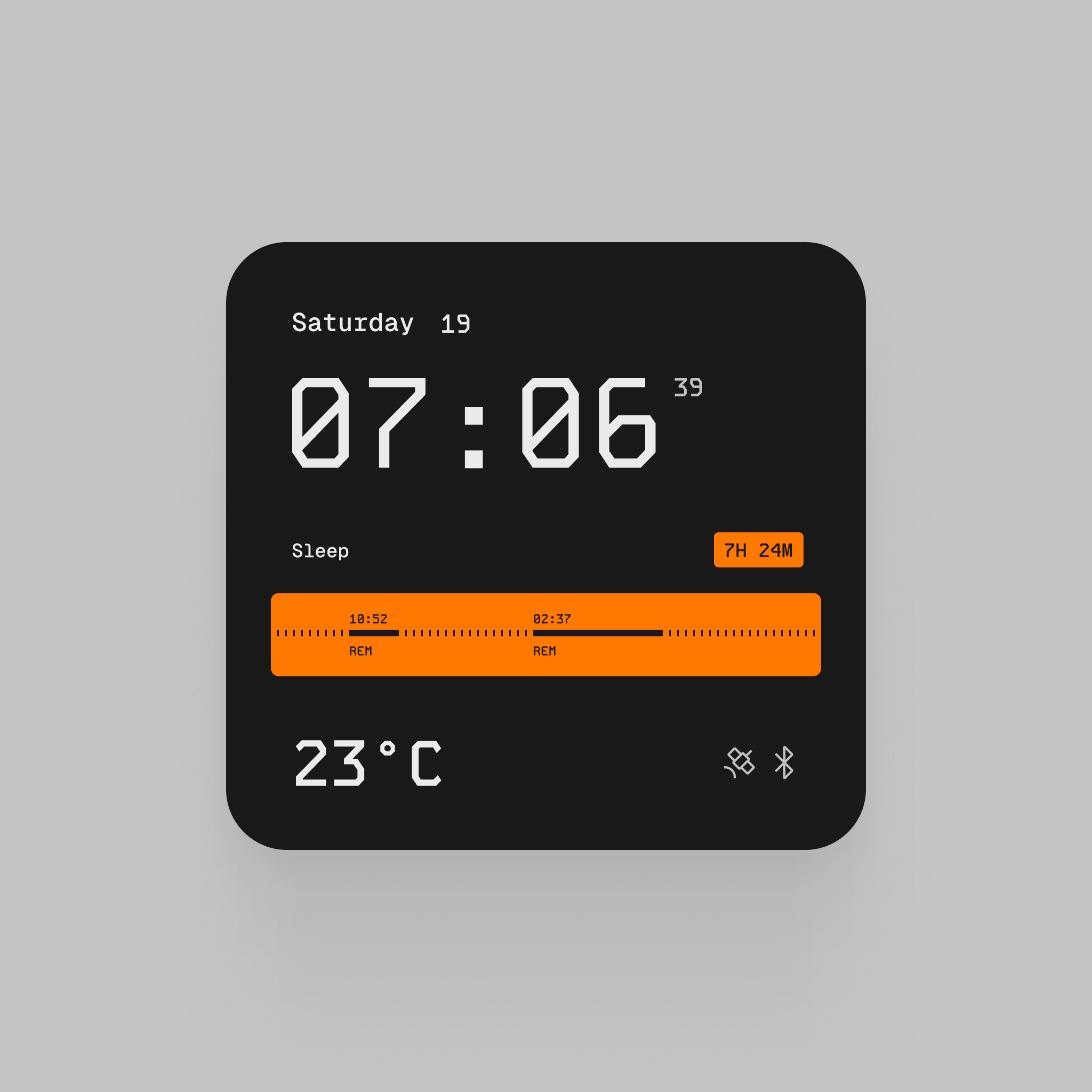 Smart Watch interface
