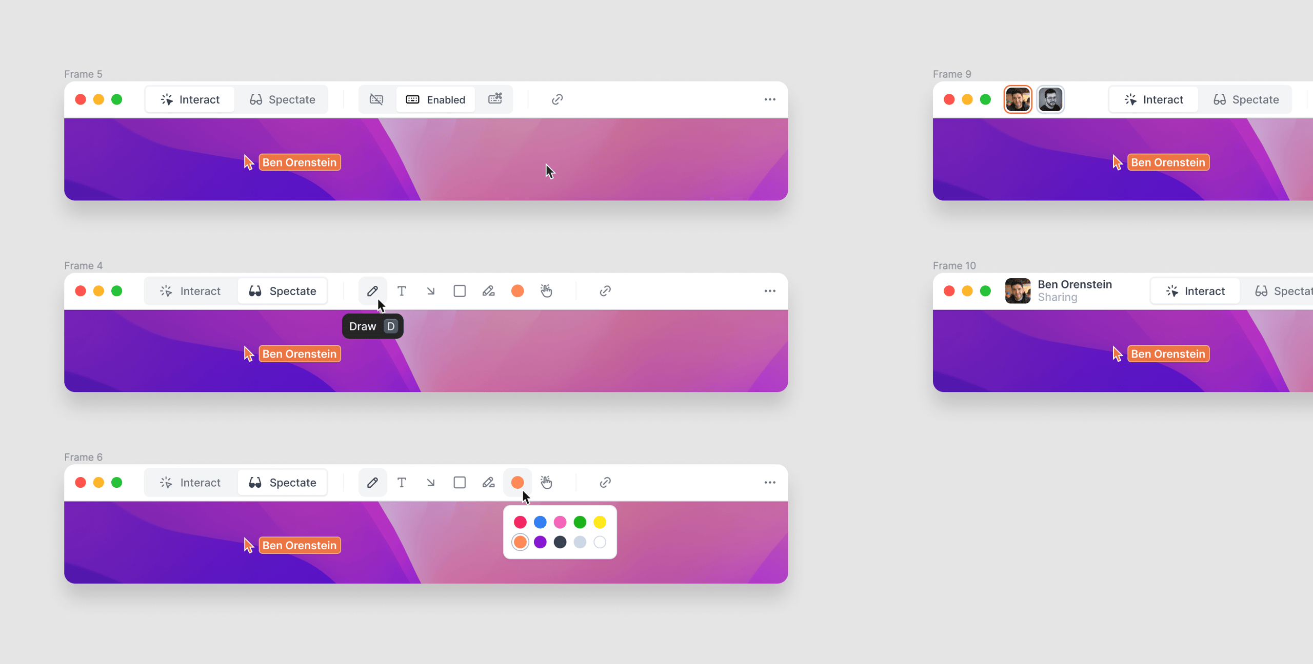 Tuple toolbar redesign
