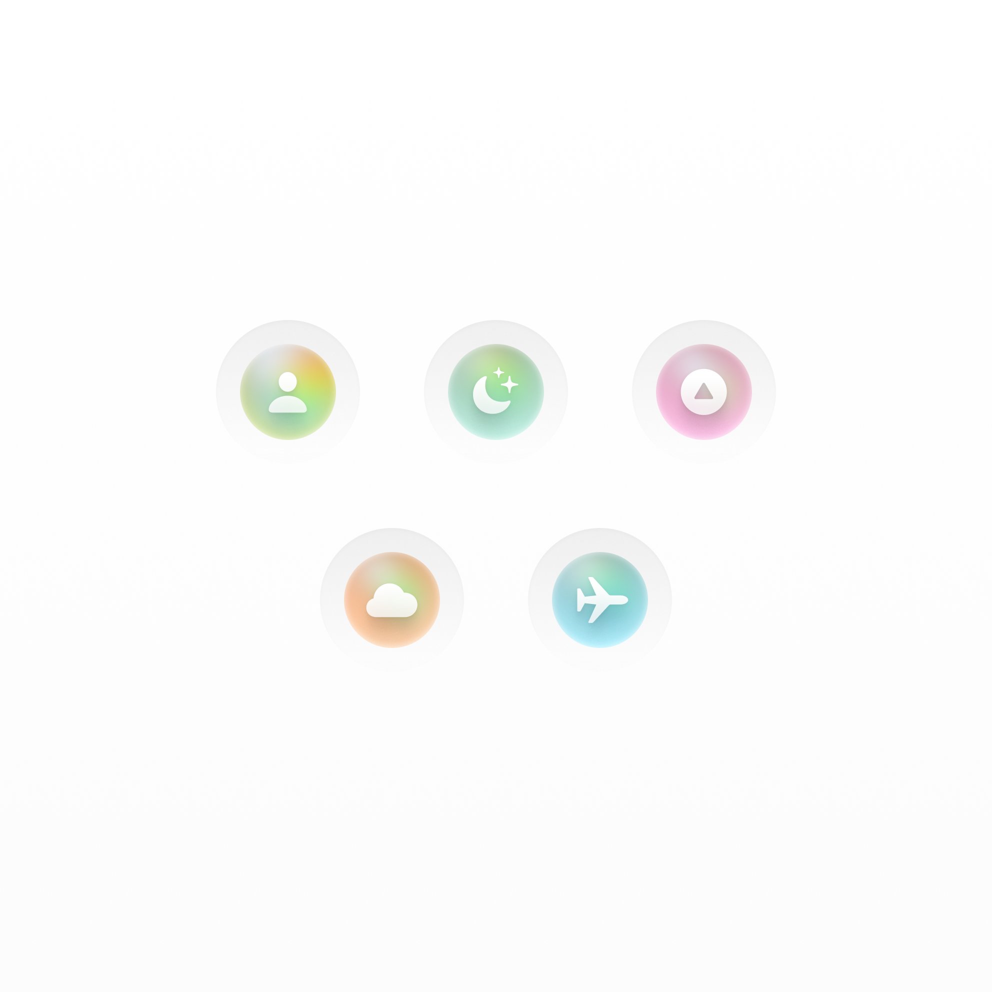 Ambient Glass Icons