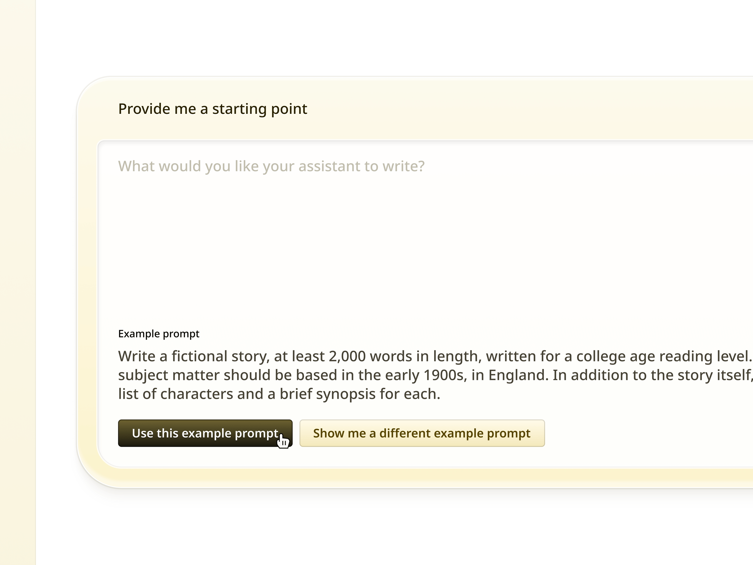 AI Writing Assistant