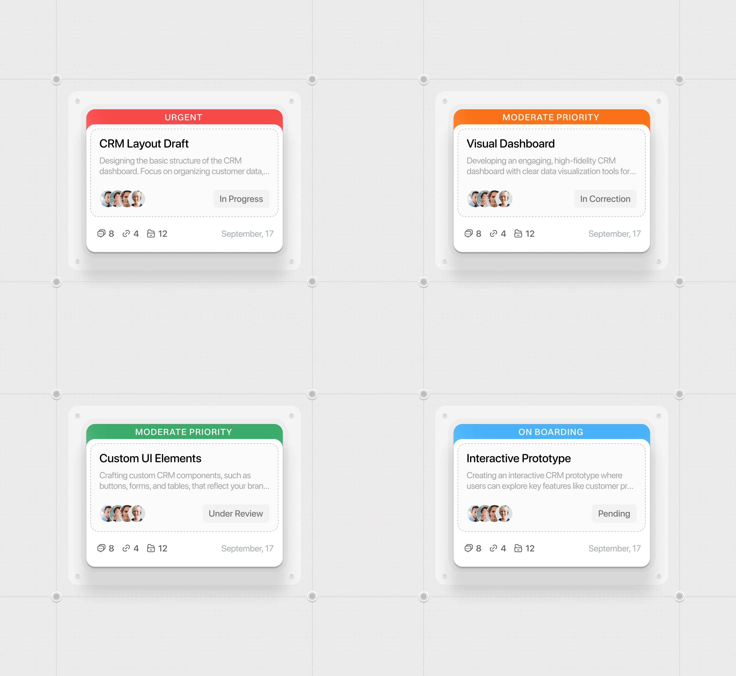 All card project management - WIP