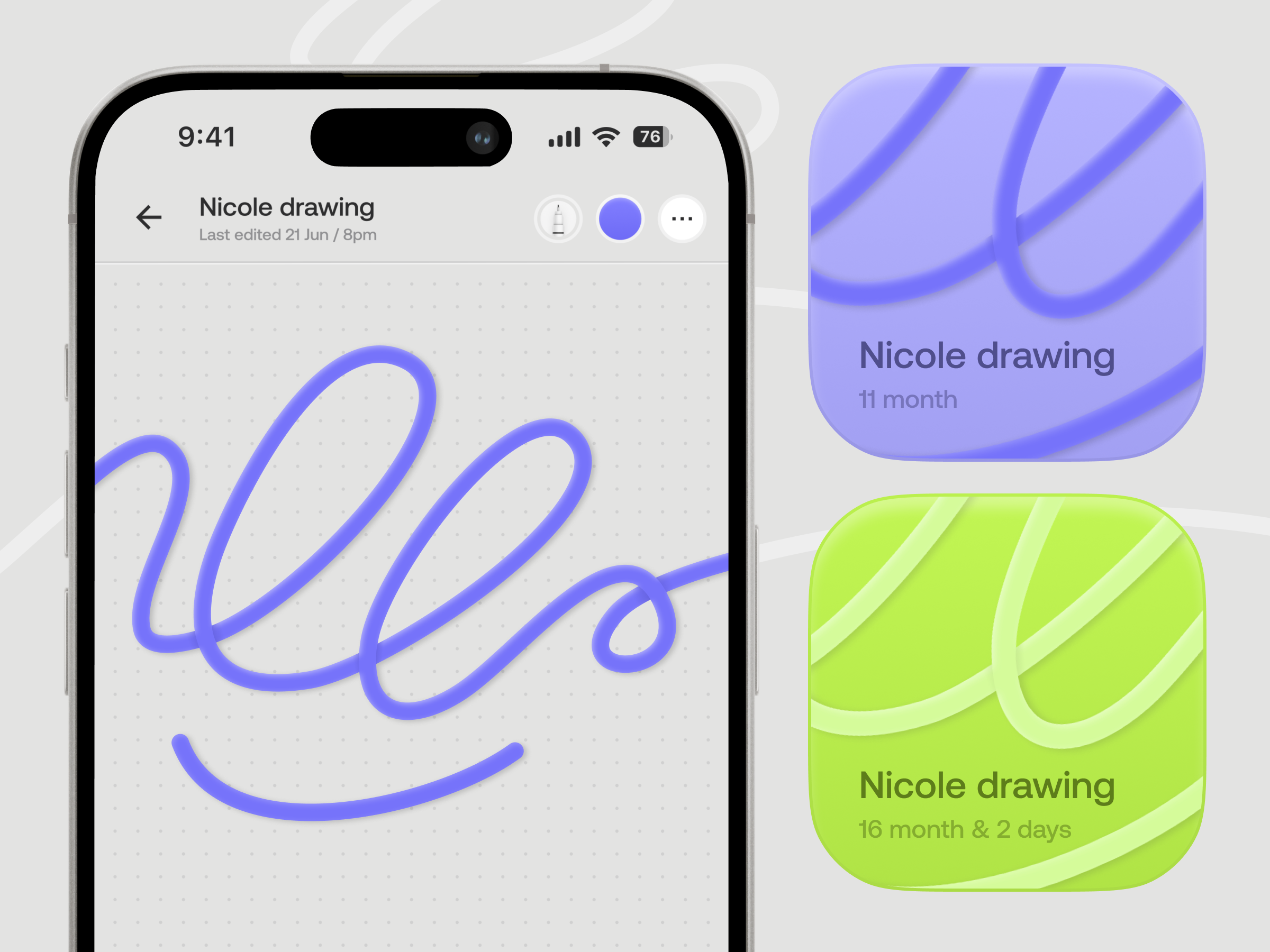 Child doodle widget