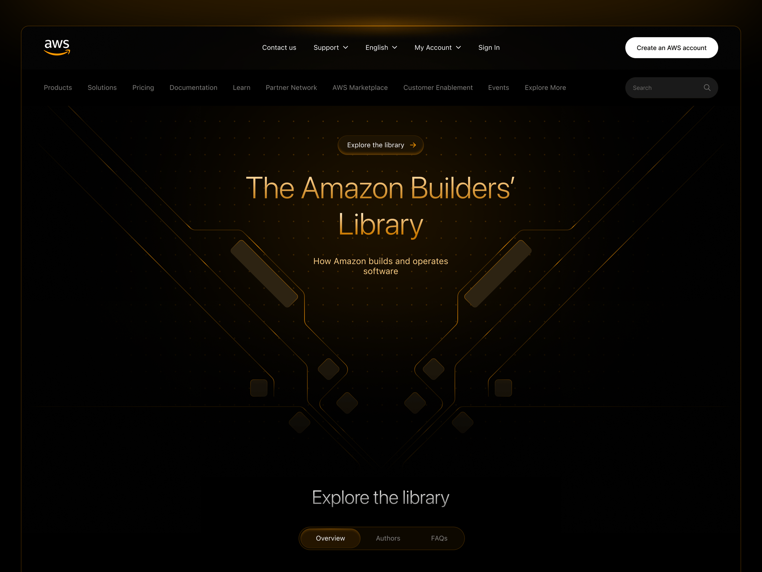 AWS Builders' Library - Redesign