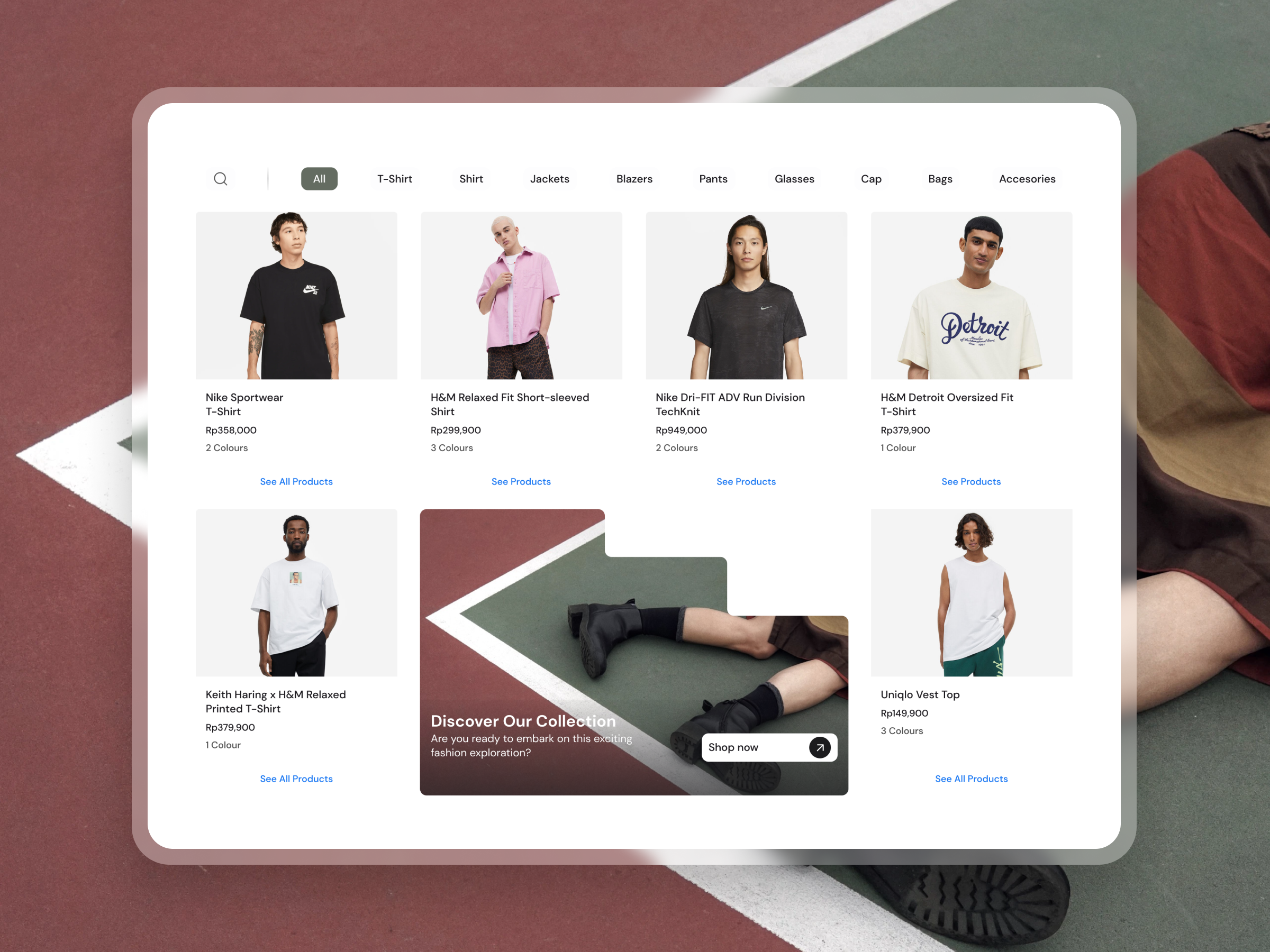 OUFITMU - Landing Page