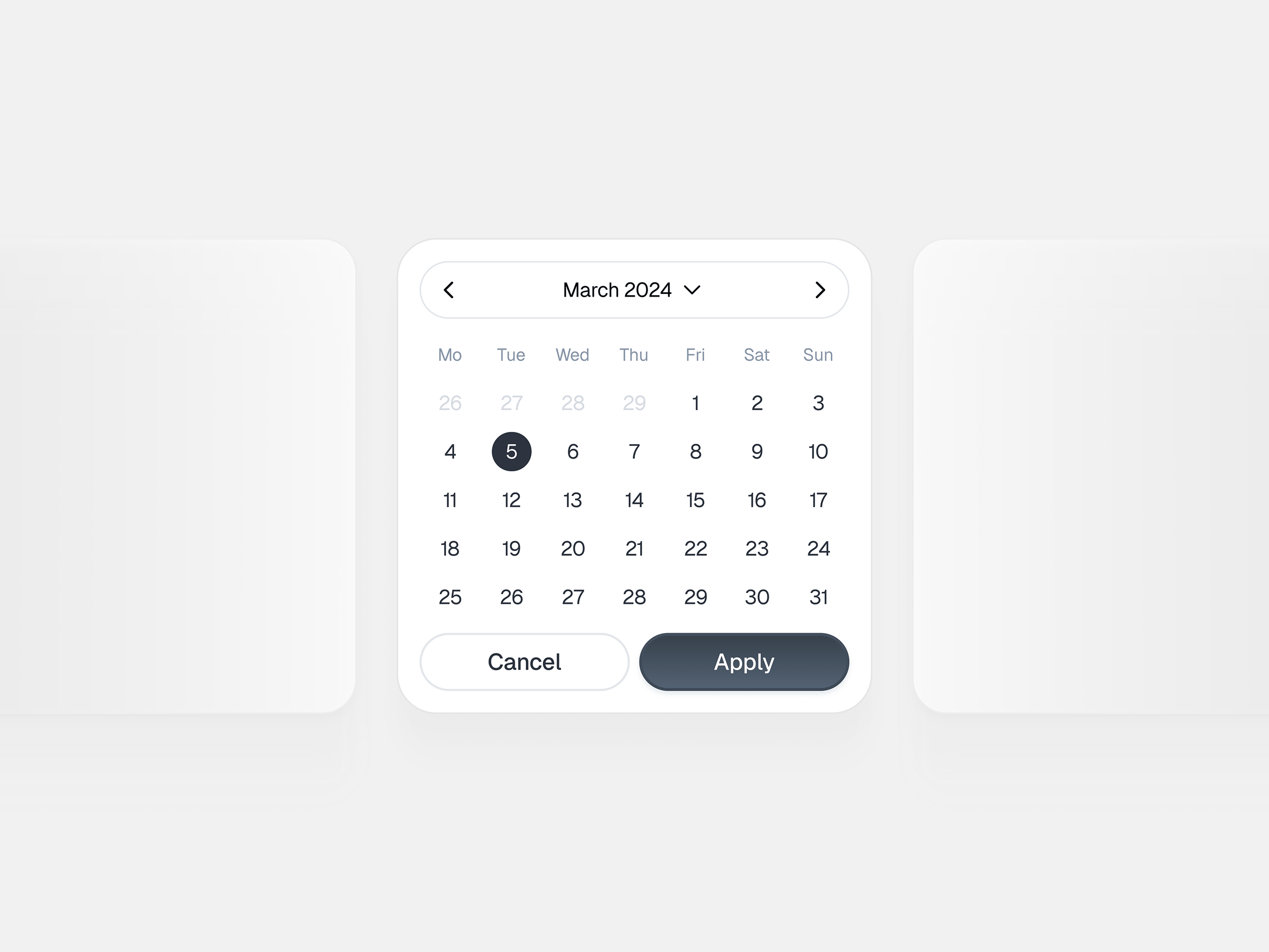 Calendar Card 