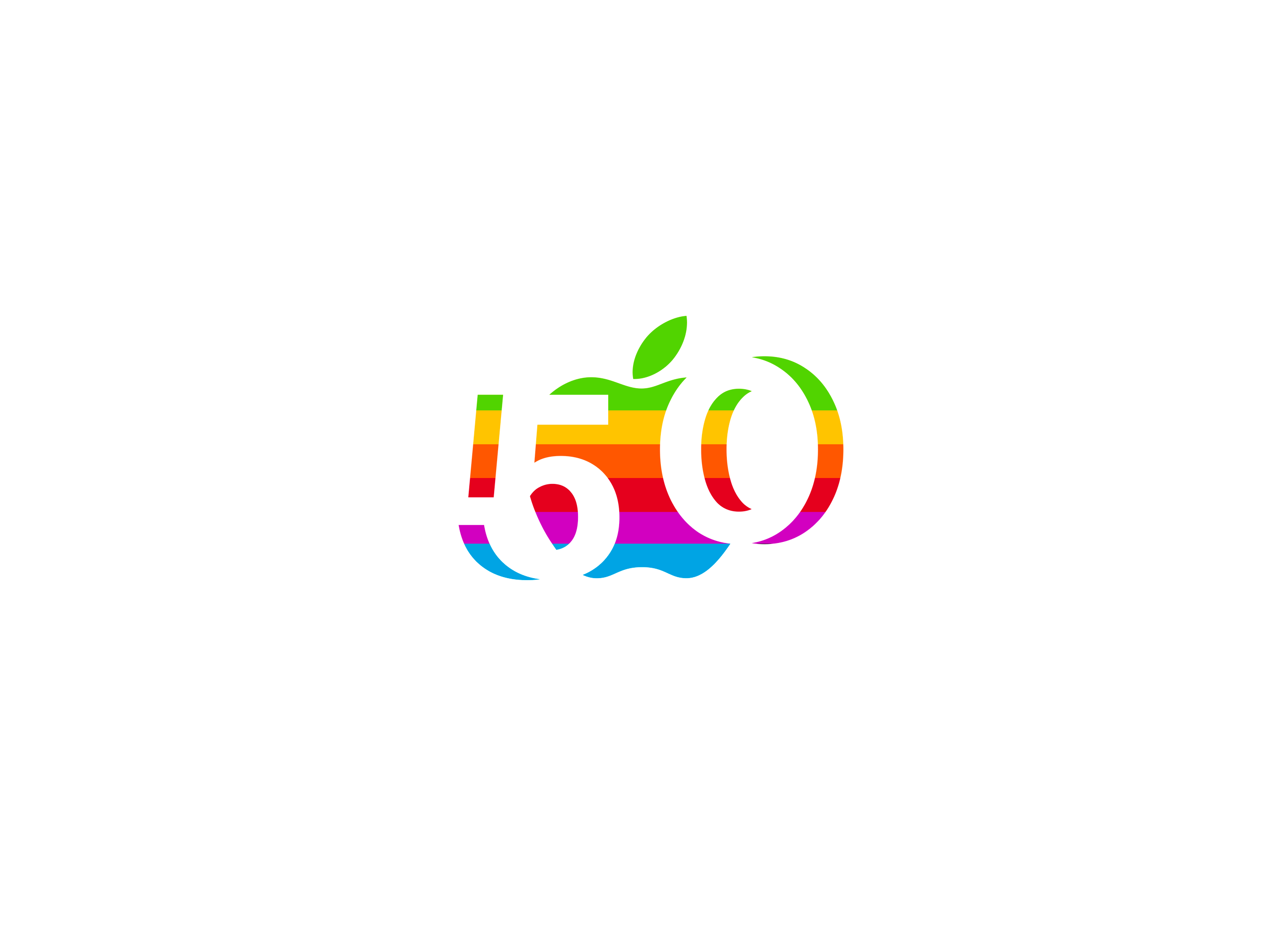 Apple 50th Birthday Graphic