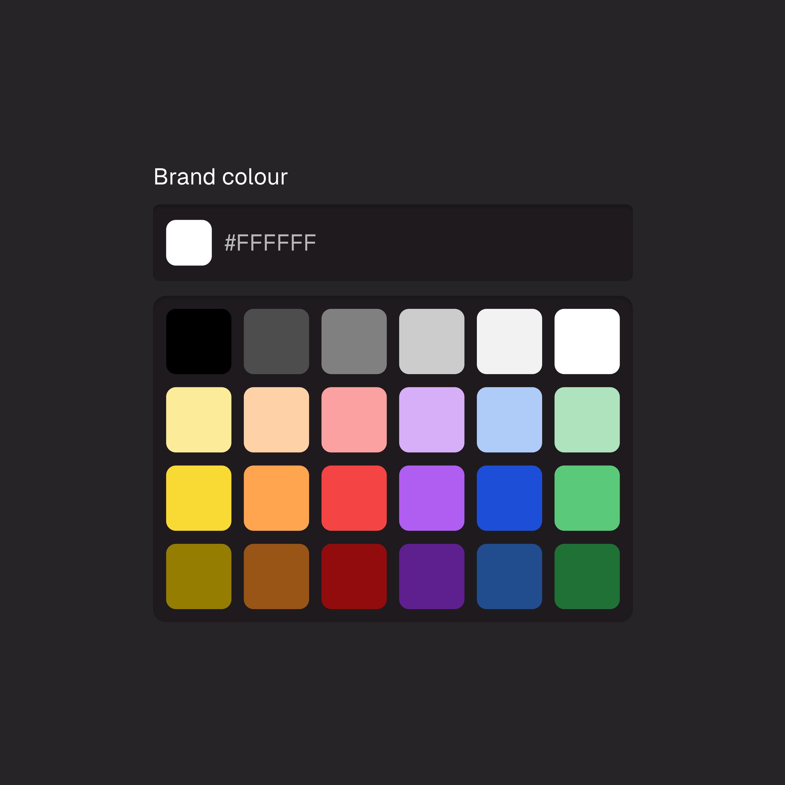 Color palette 