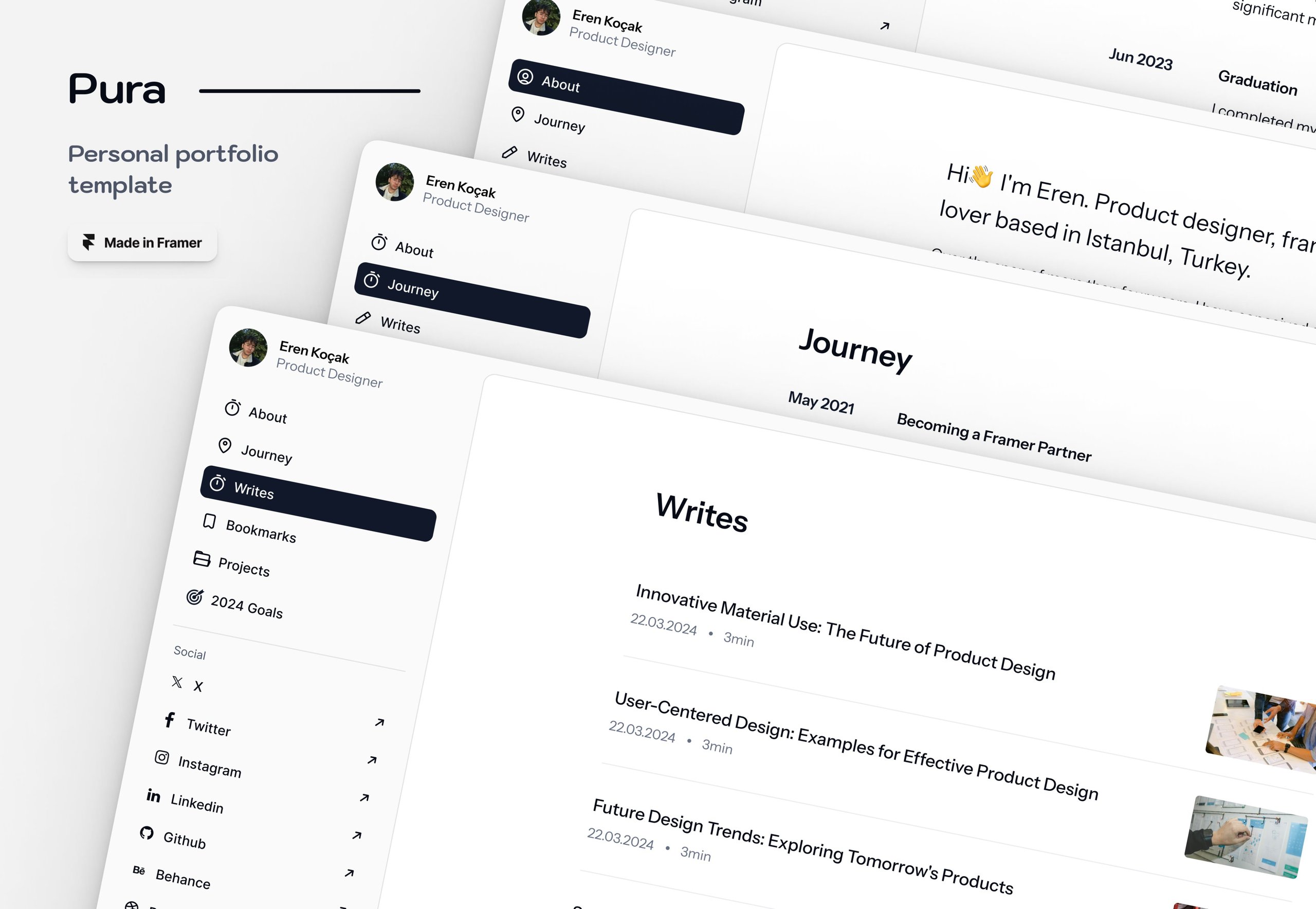 Pura - Framer Template