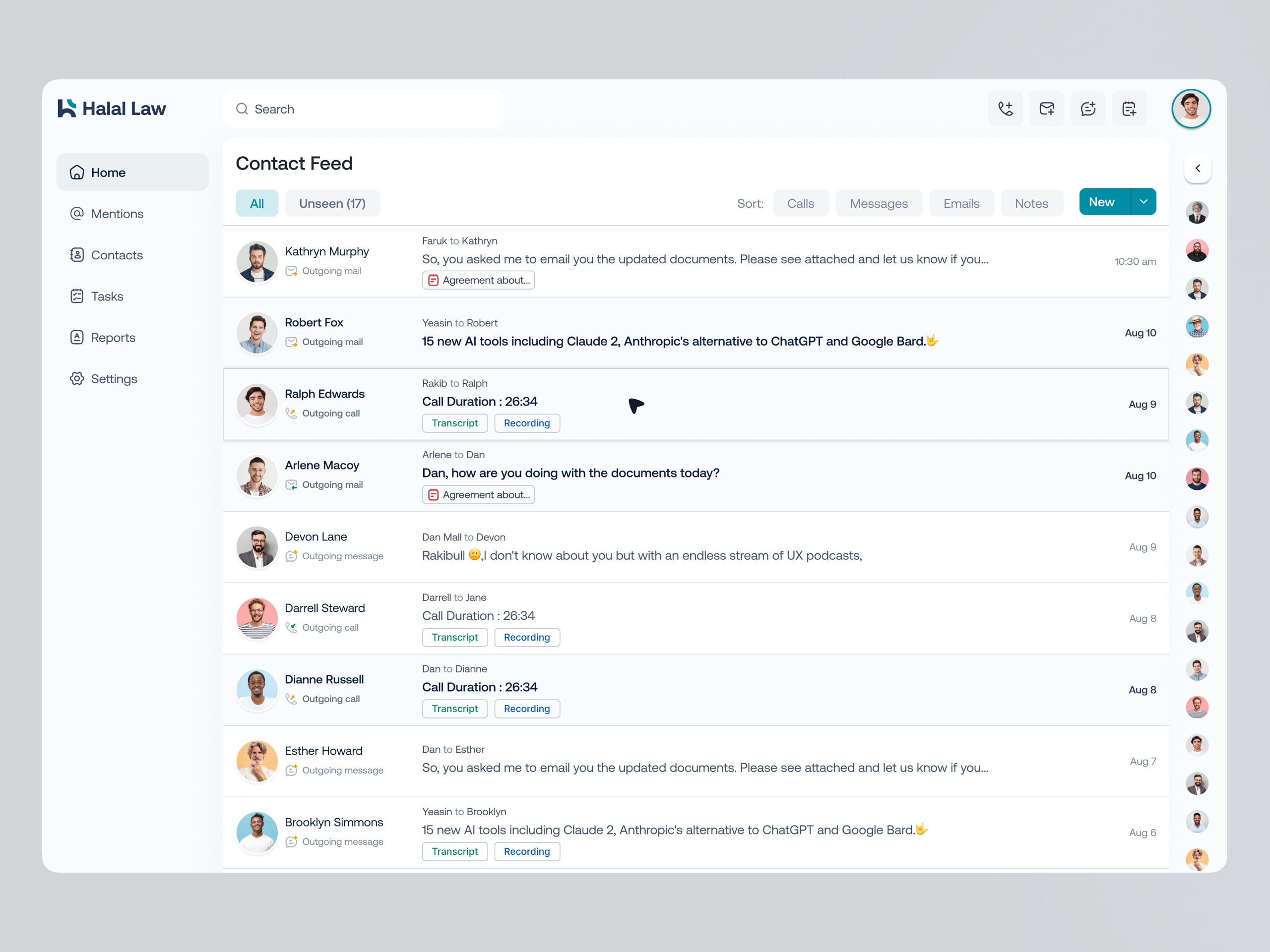 Law-Firm Management Software, SaaS Web App UI/UX Design