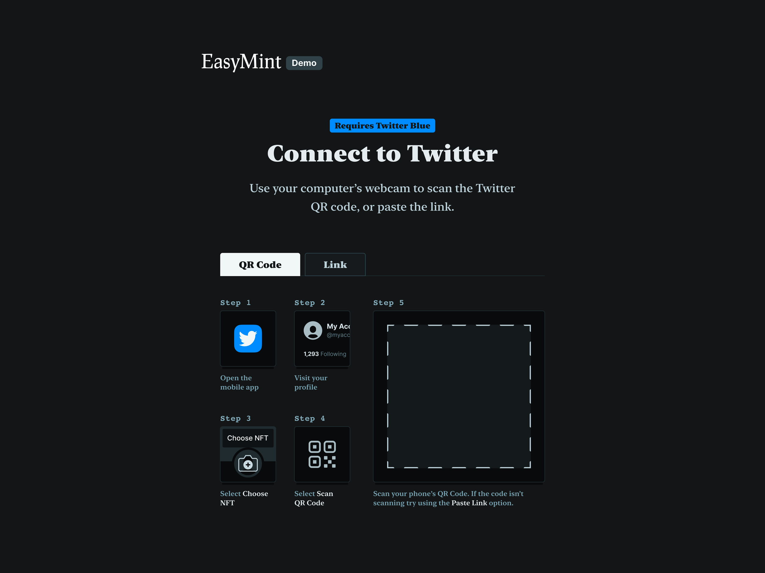 EasyMint Connect to Twitter Tutorial