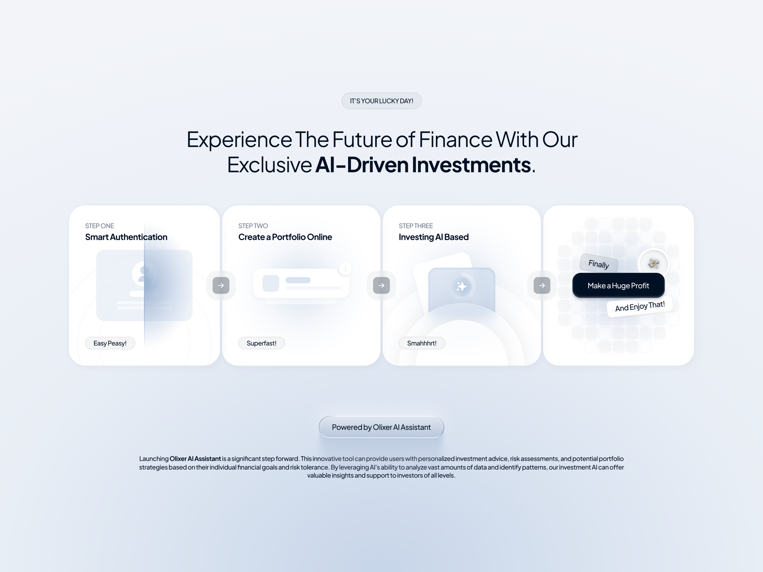 Olixer Investments Website 💸