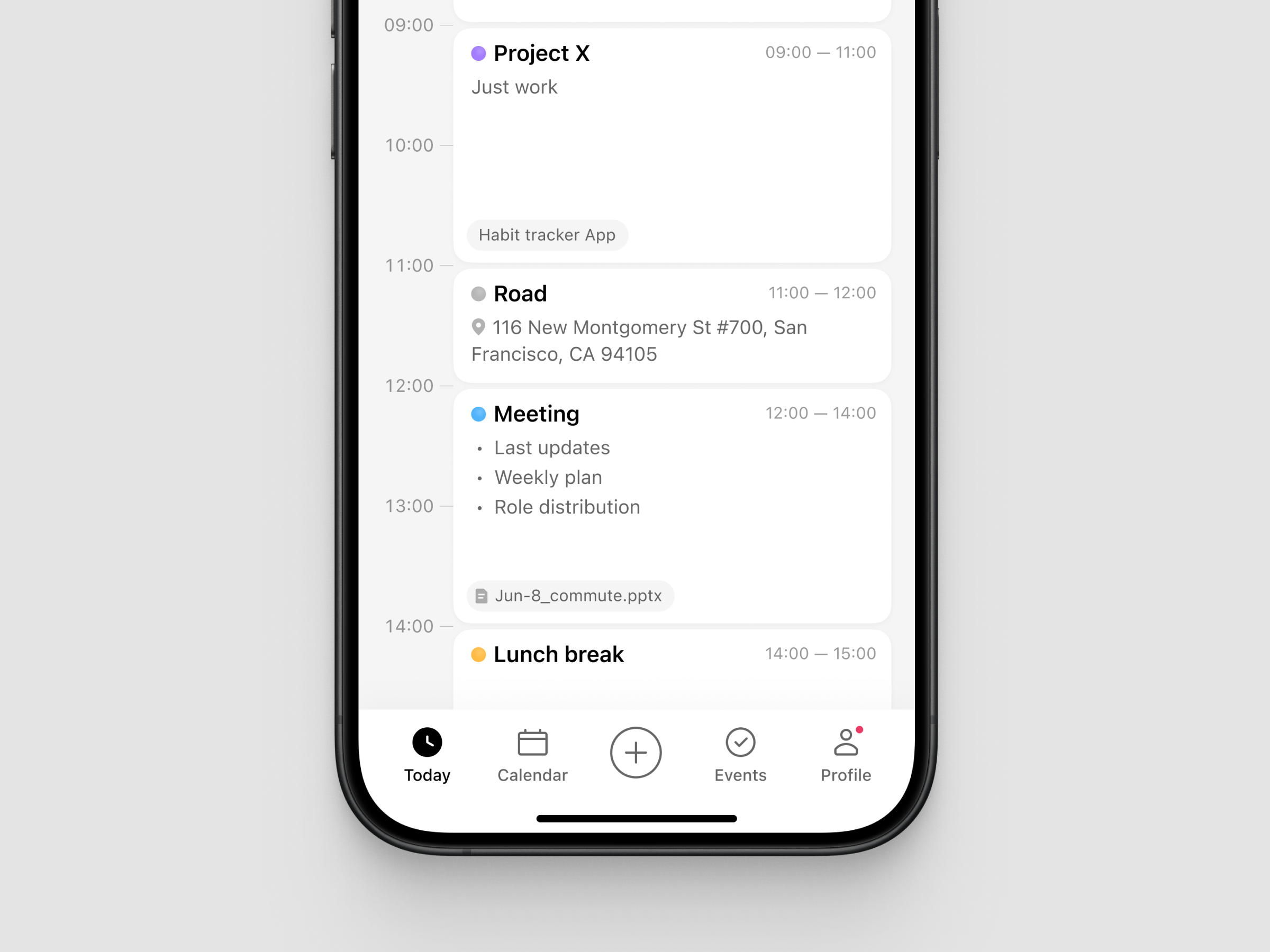 Schedule App
