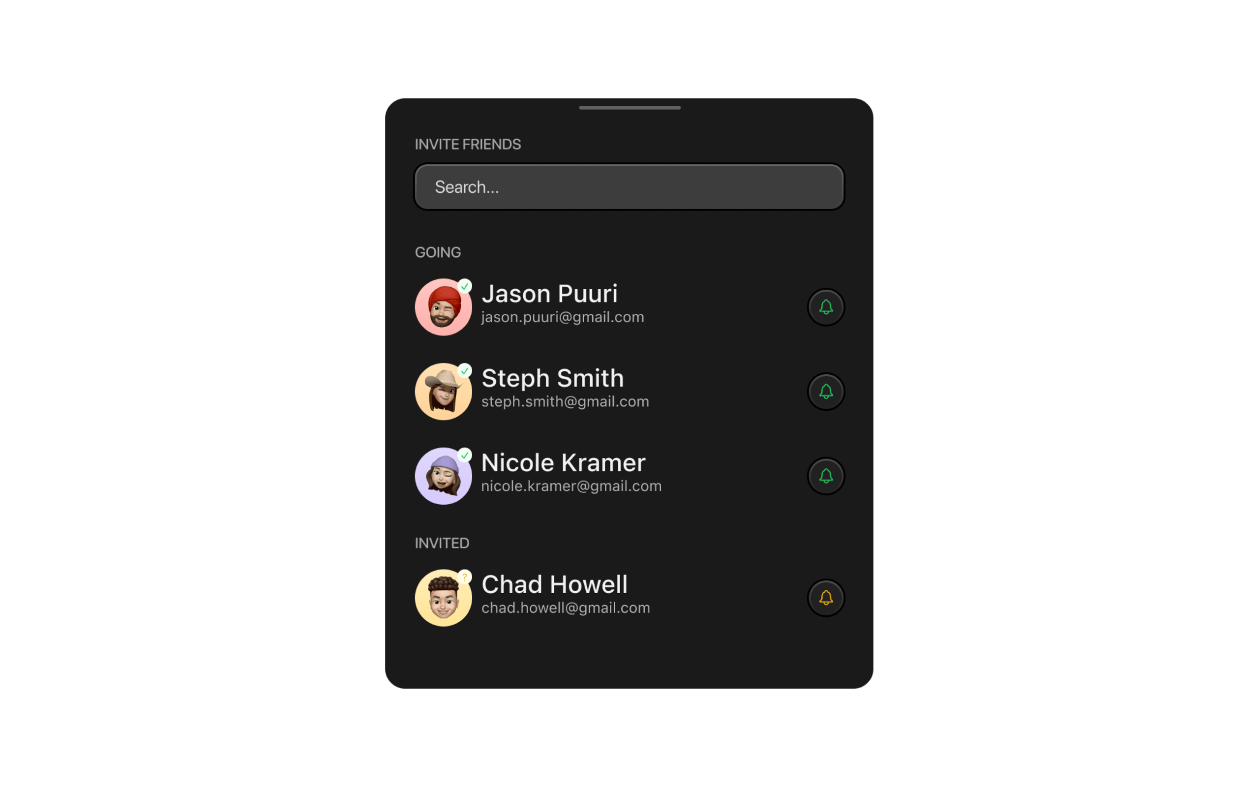 Invite Friends Modal