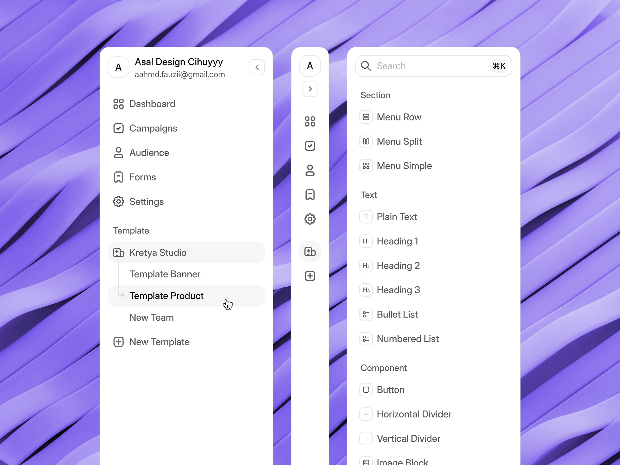 Cihuyy - Email Template Builder [Sidebar]