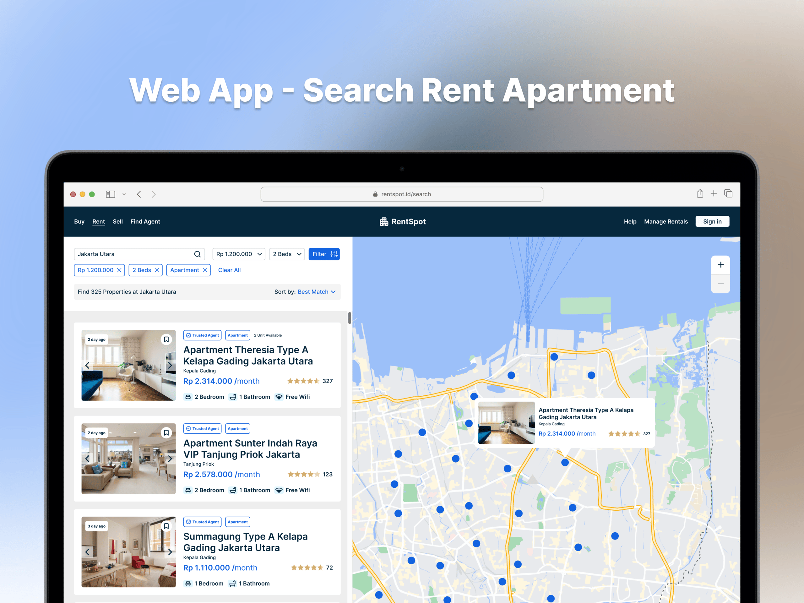 Web App - Search Rent Apartment
