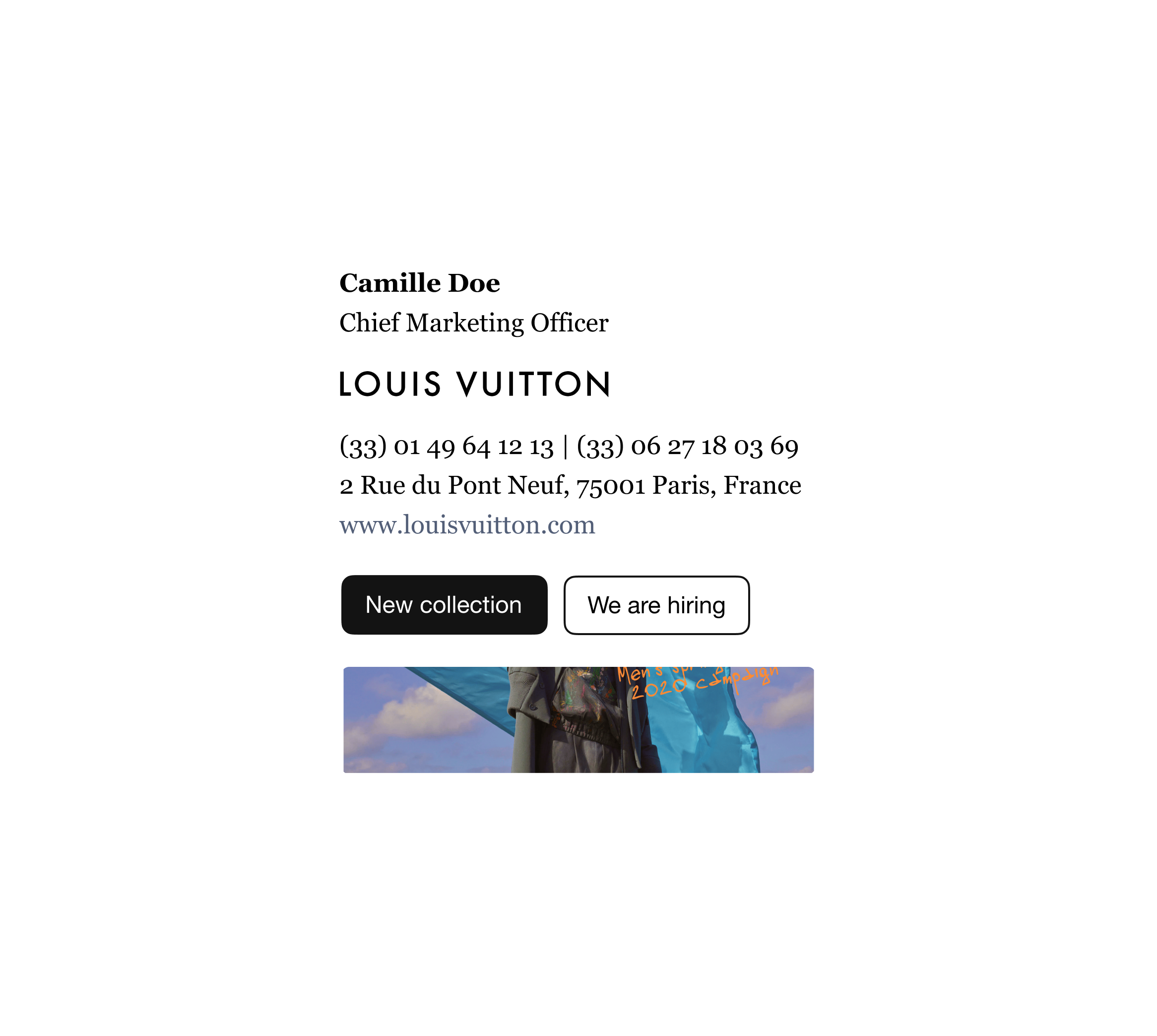 Email signature made with Scribe #8

