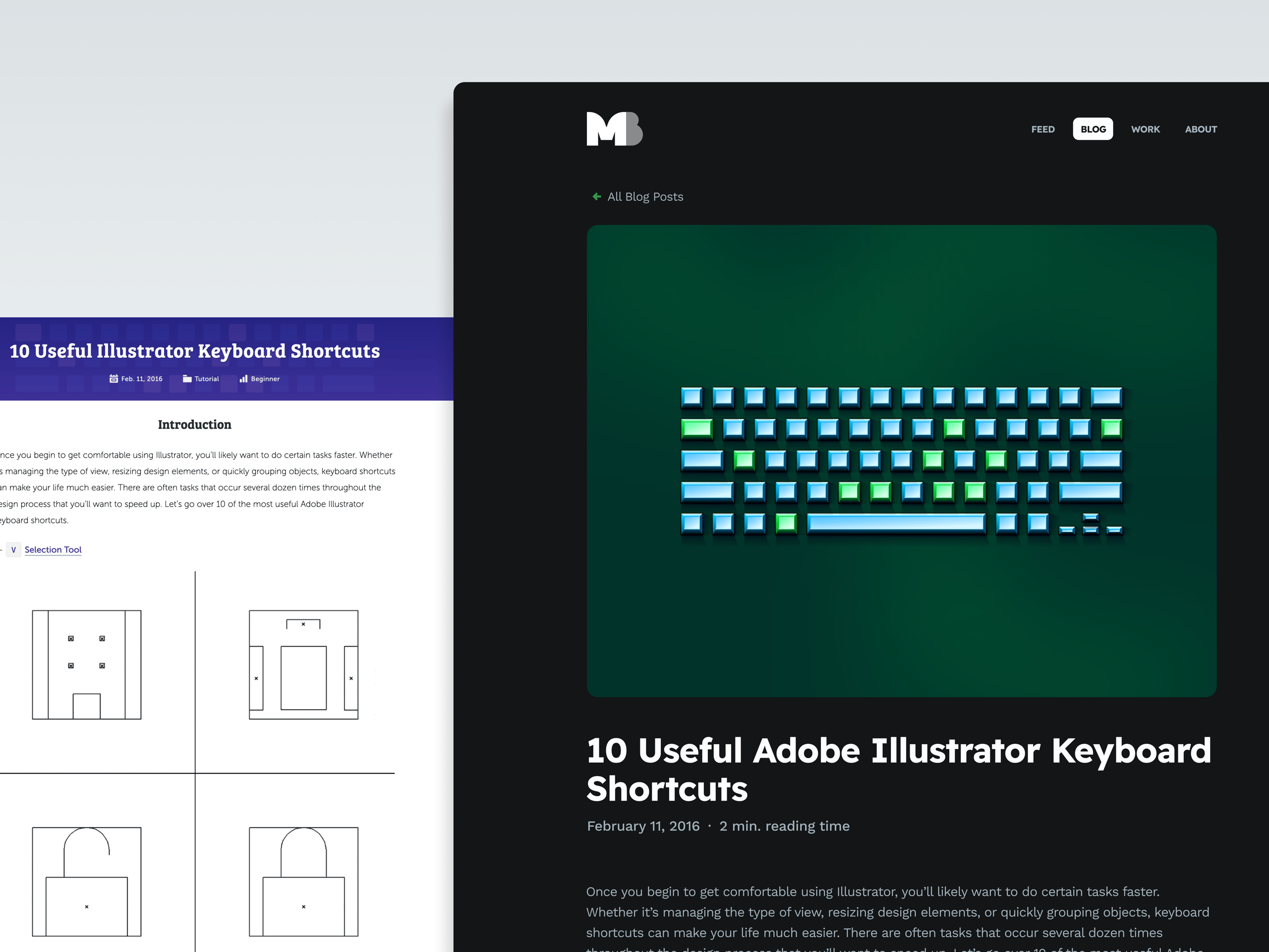 Porting Previous Design Tutorial to Personal Site