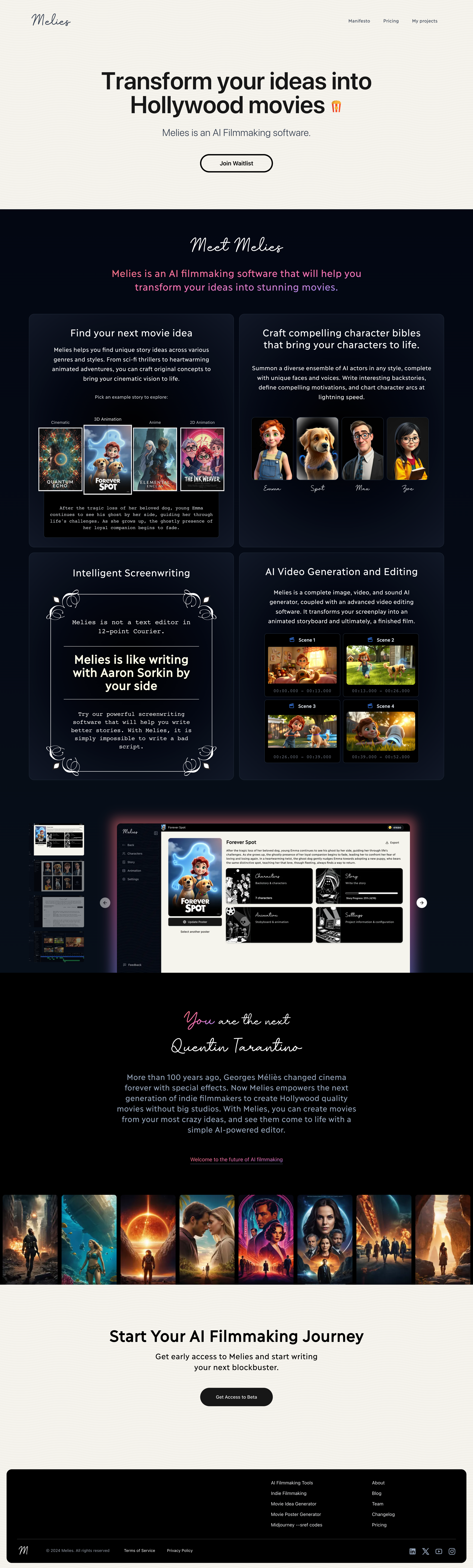 Melies - AI Filmmaking