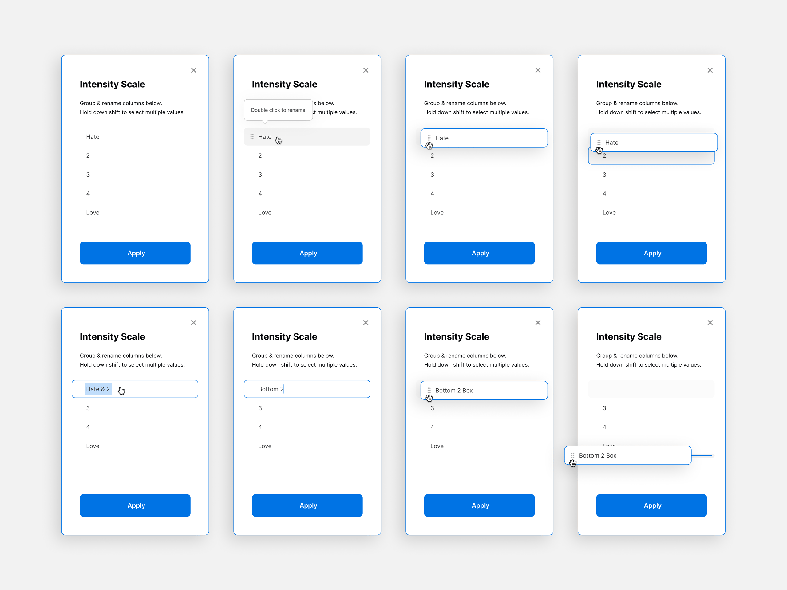Intensity Scale Configuration UI