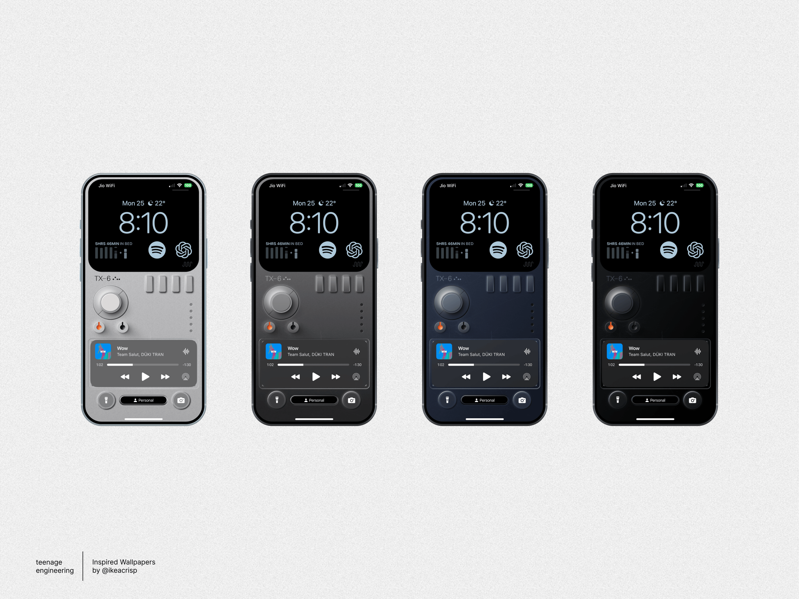 Teenage Engineering inspired iPhone Wallpapers