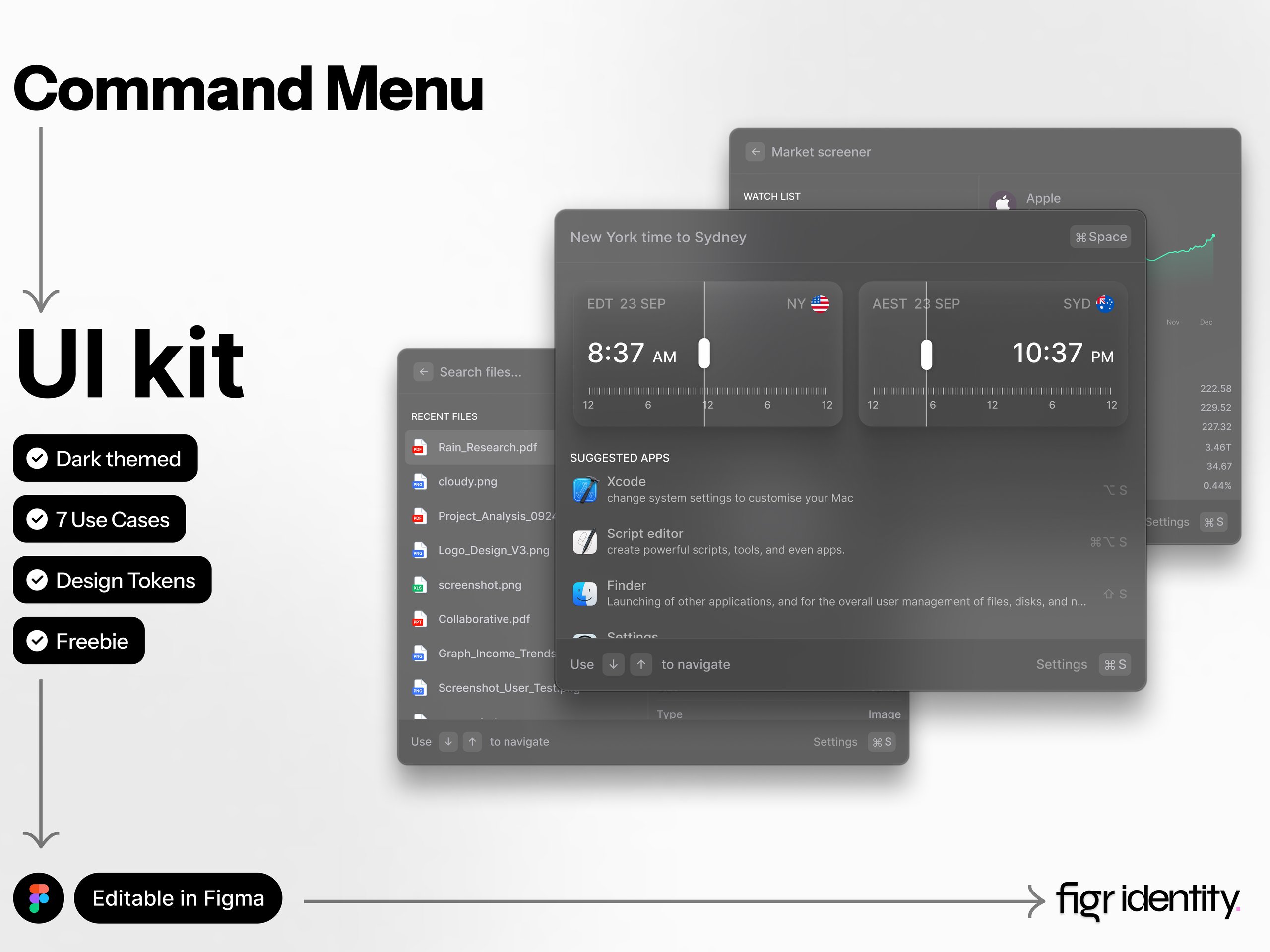 Command Menu UI Kit