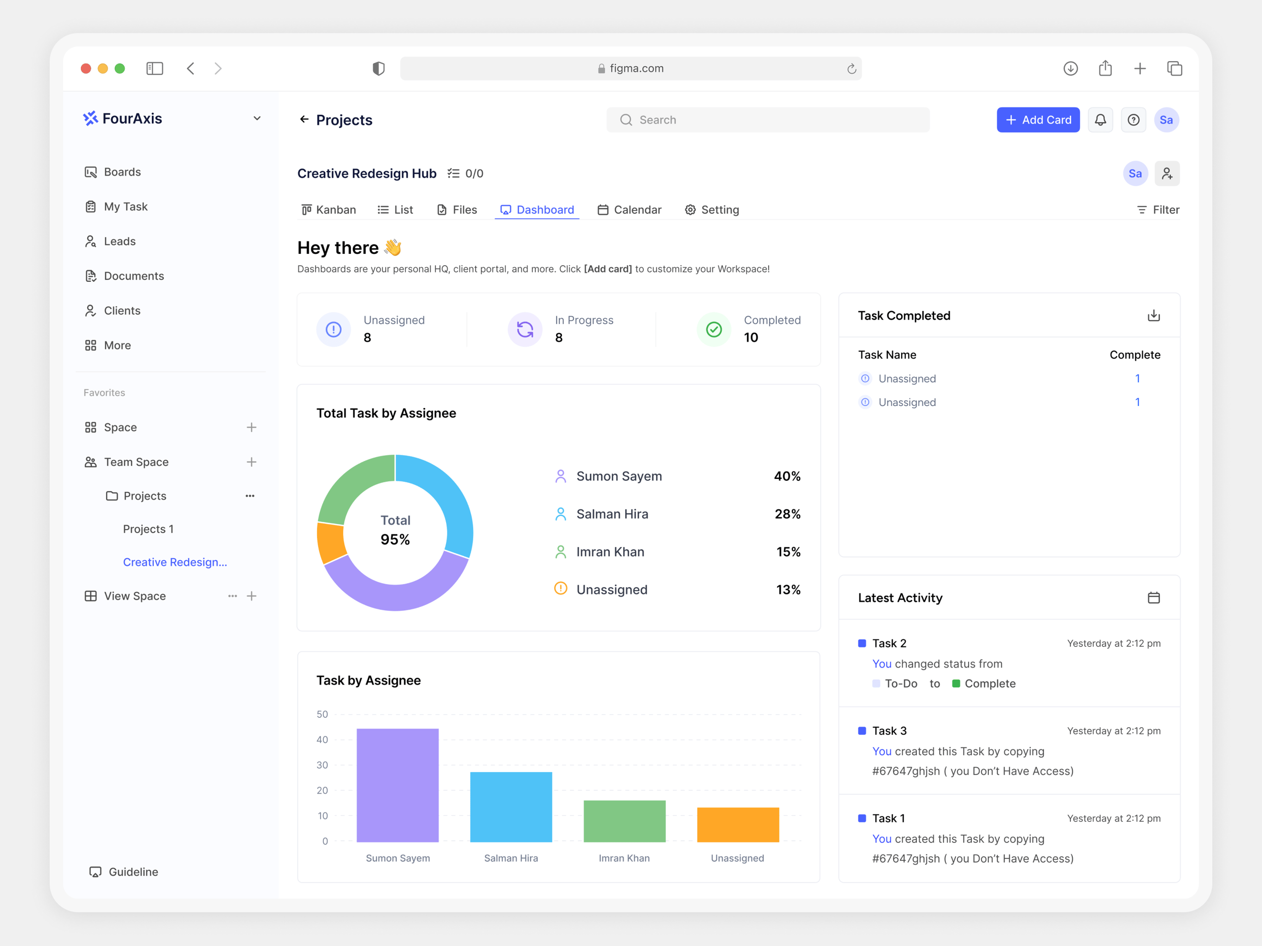 Project Management SaaS UI/UX Design