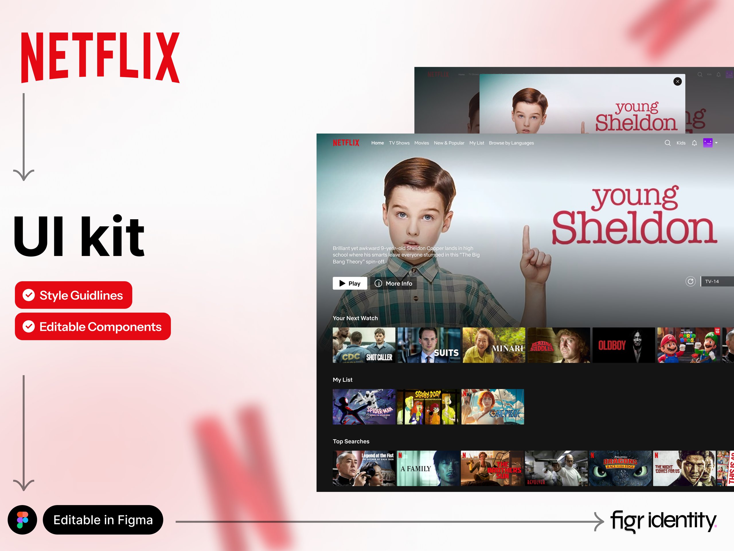 Netflix UI Kit