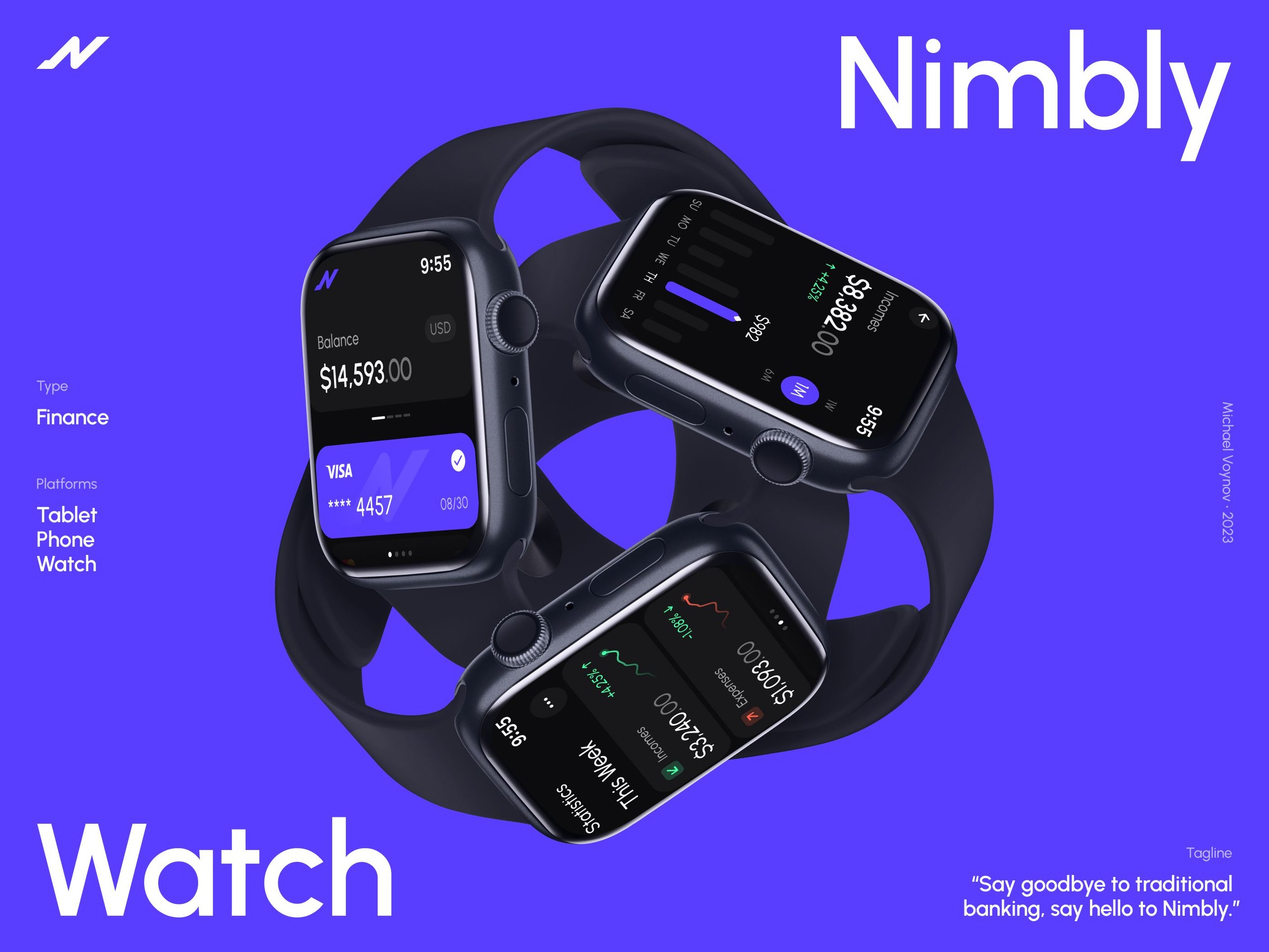Nimbly — Finance App (Apple Watch)