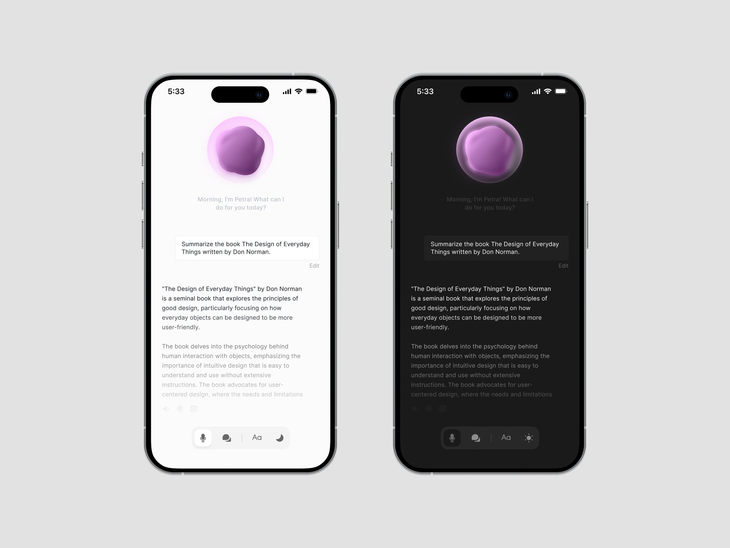 AI Chatbot Light/Dark