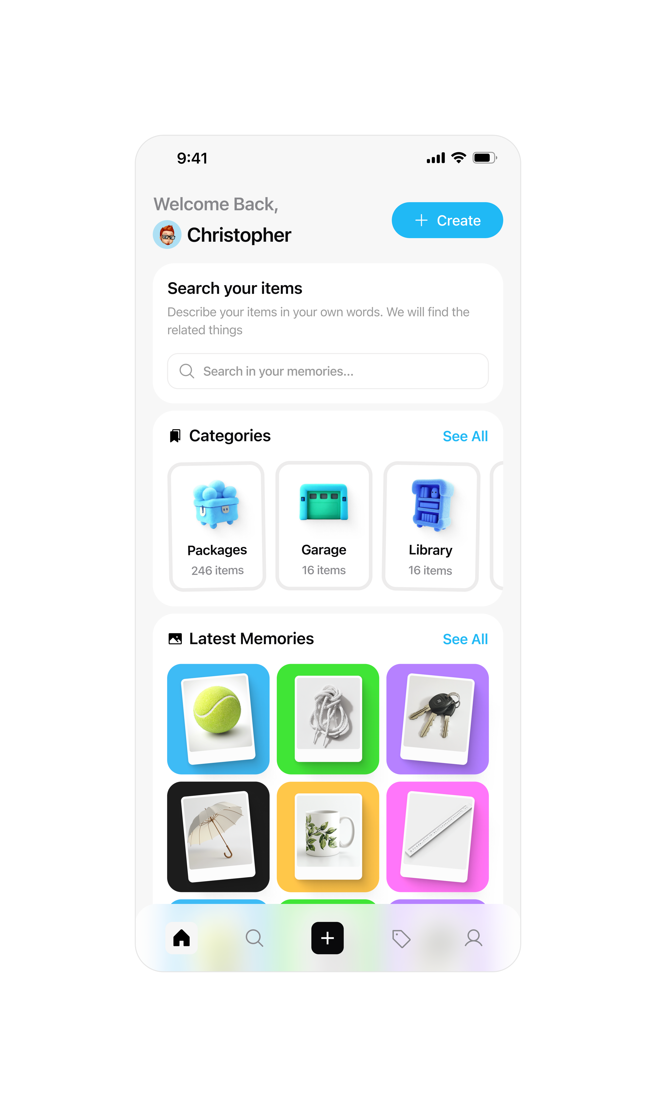 Item Finder APP Design
