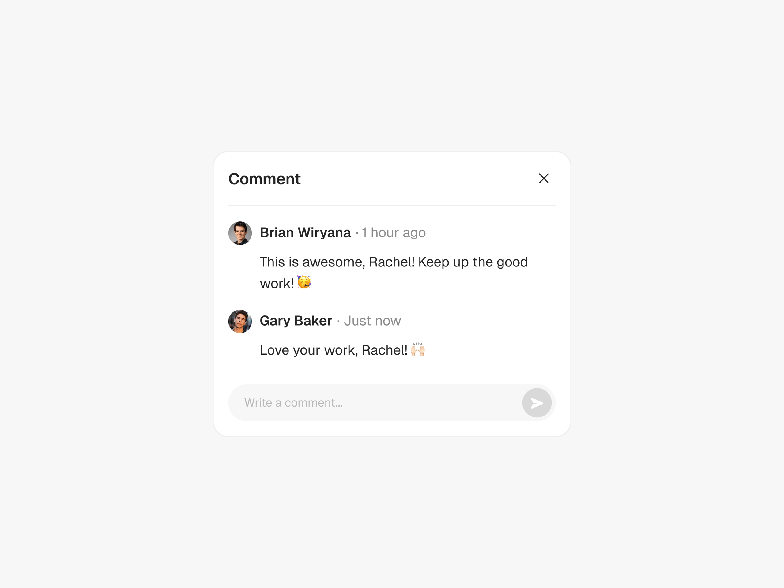 Comment - UI Components