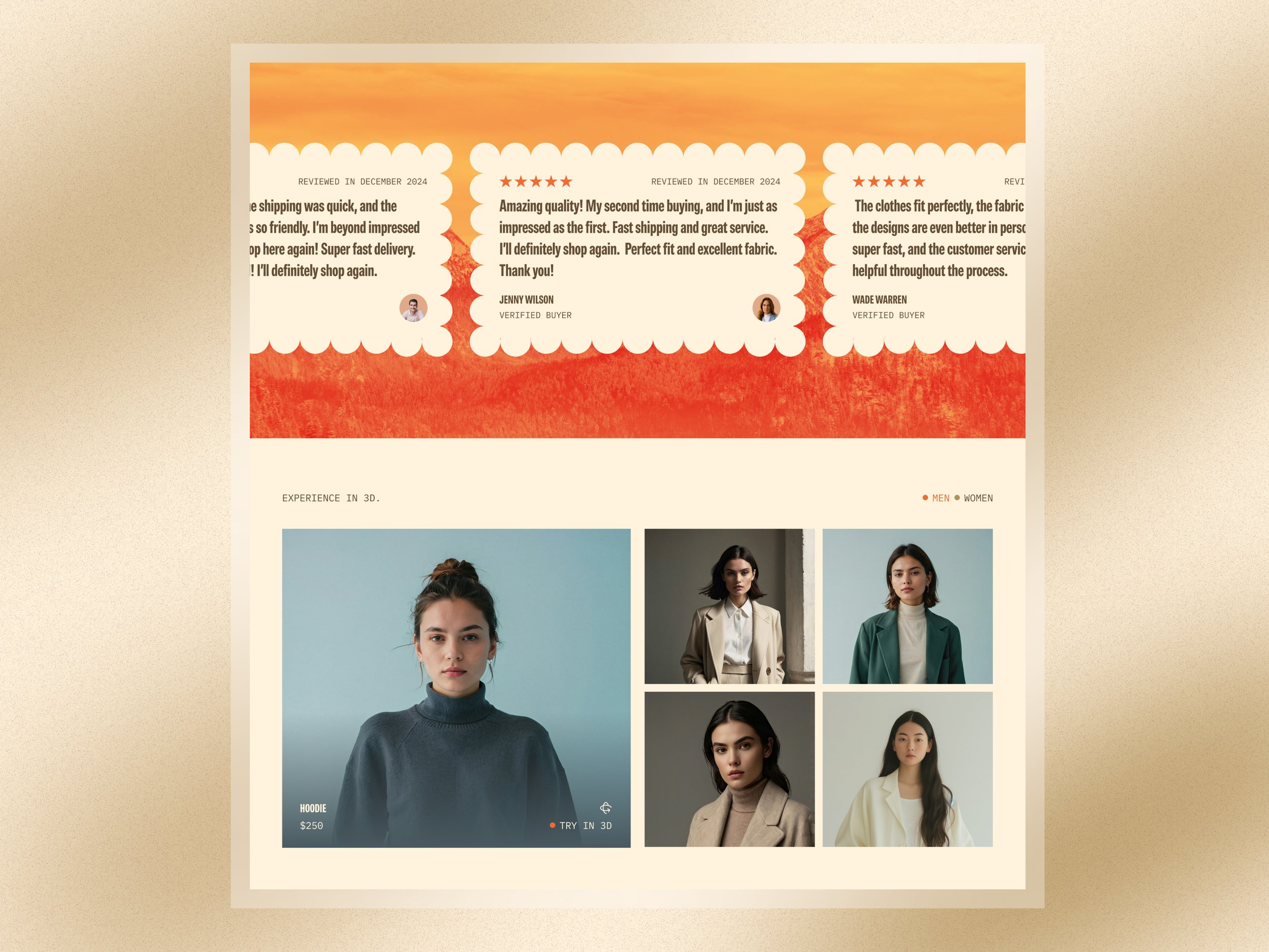 Clothing Ecommerce Website UIUX Design | FitFlux